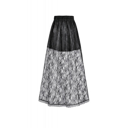 Dark in Love Sabina High-Low Sheer Lace Skirt