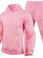 Ensemble sweat à capuche et pantalon à manches longues grande taille pour homme