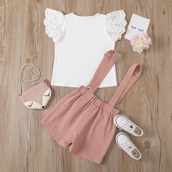 Kids Detachable Strap Shorts