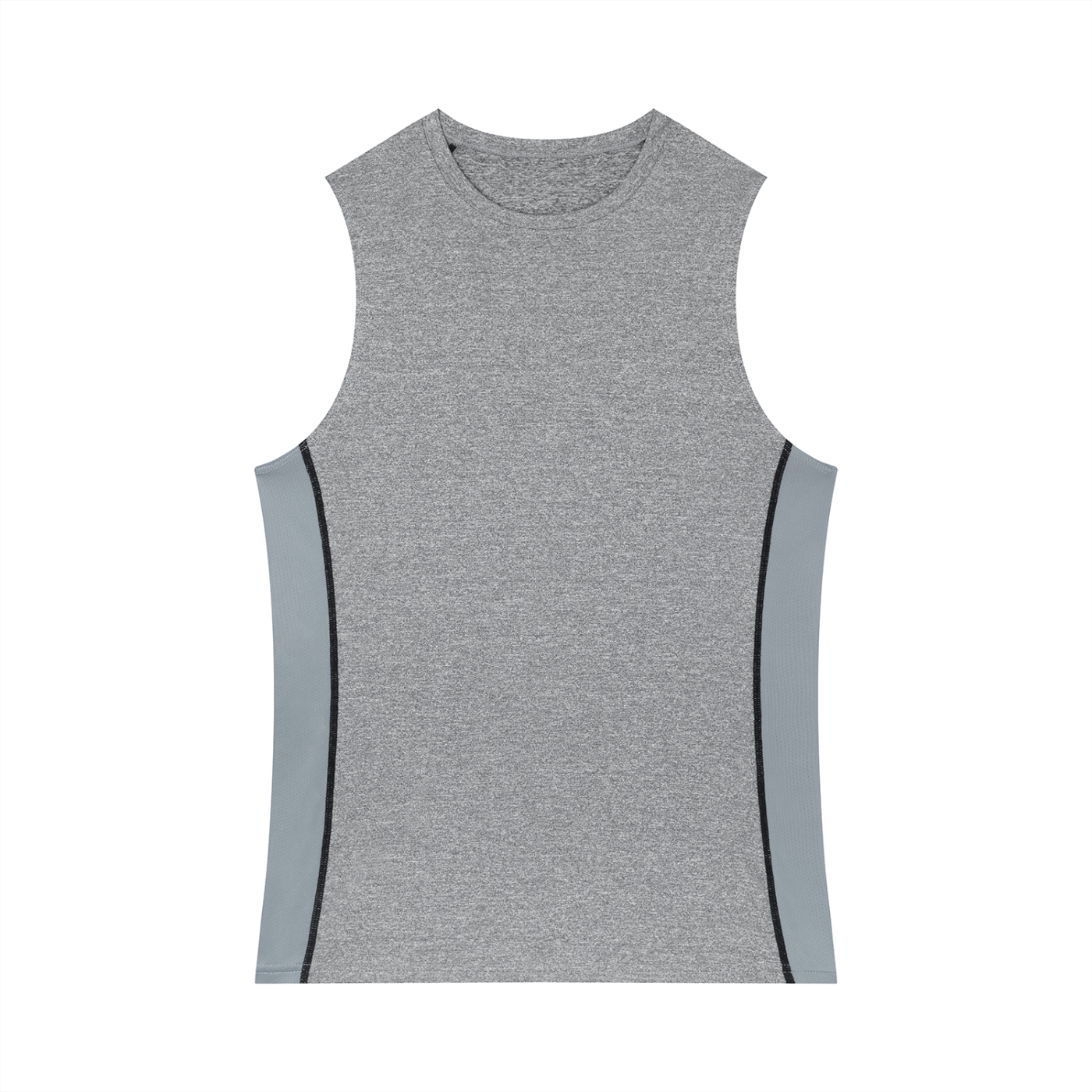 Men's Slim-Fit Topstitch Tank Top 180GSM