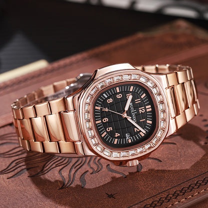 RUOLINDO Stainless Steel Luminous Men's Watch