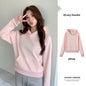 Women's Hooded Sweater Autumn And Winter Thickening Shoulder Casual