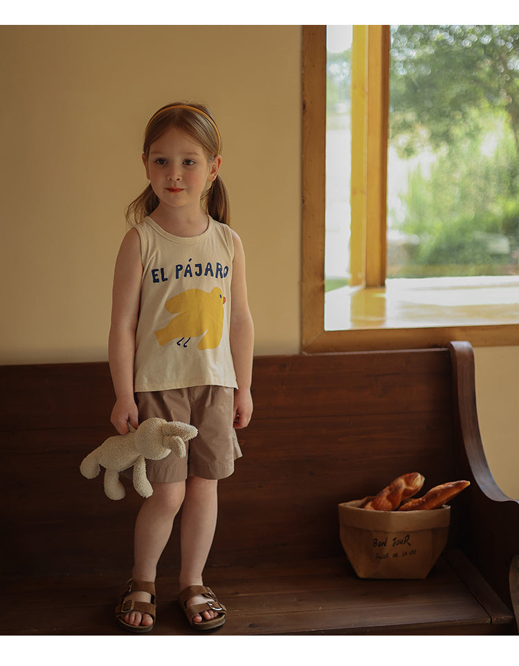 Girls' Versatile Thin Casual Pure Cotton Casual Shorts
