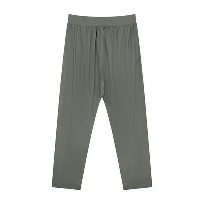 Men's Straight Leg Elastic Waist Pants