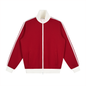 Contrast Side Stripe Fleece Track Jacket