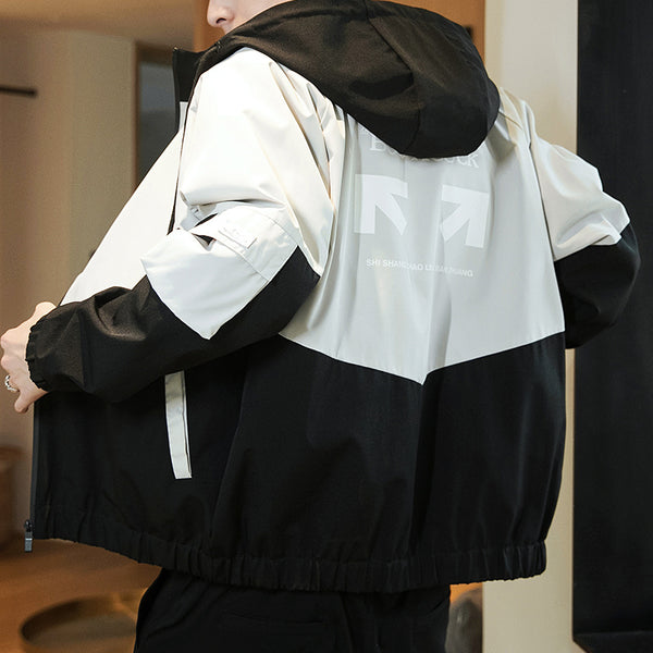 Men's Baseball-Style Casual Jacket