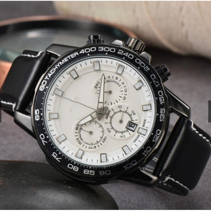 Men's Six-pin Full-function Quartz Watch