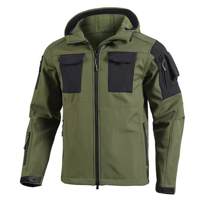 Fleece-lined Wind Waterproof Jacket