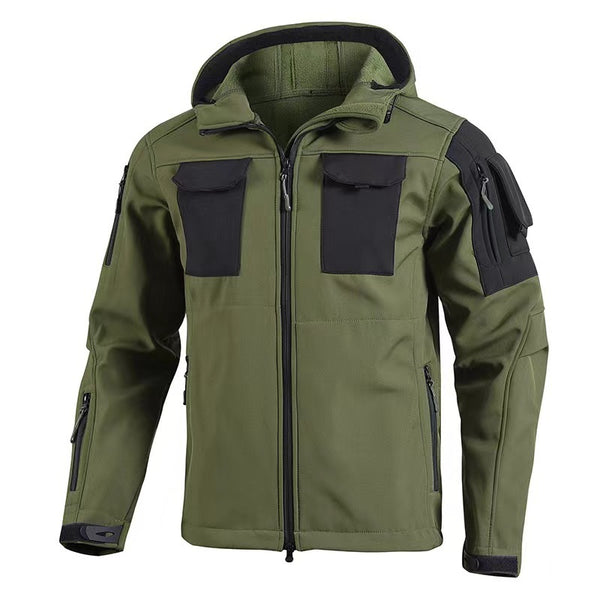 Fleece-lined Wind Waterproof Jacket