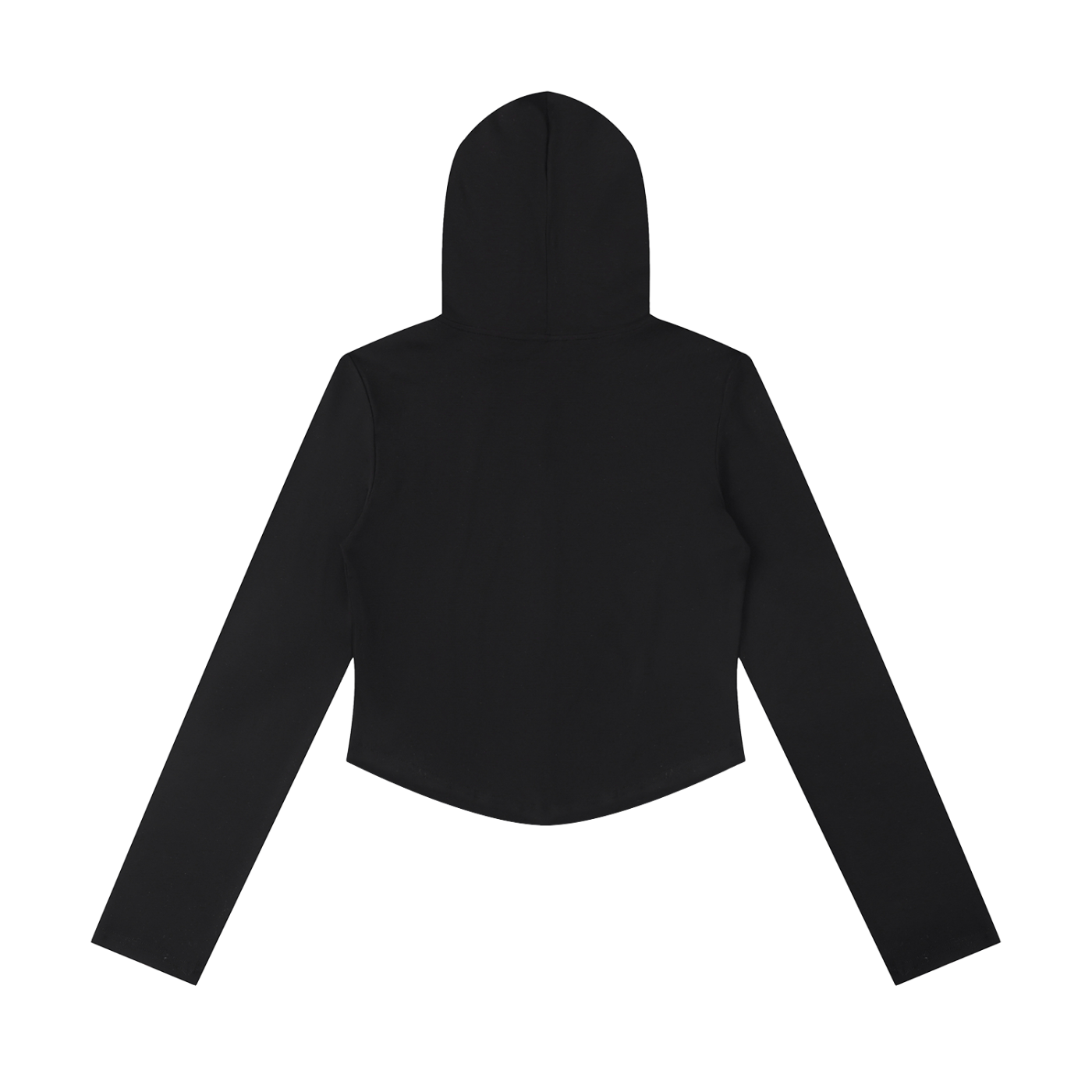 Women's Slim Cropped Full Zip Hoodie 260GSM