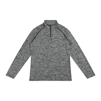 Men's Quarter-Zip Performance Long Sleeve T-Shirt