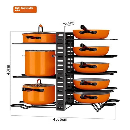 Detachable Pot Cover Rack