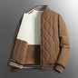 Reversible Cotton Coat Baseball Collar Jacket