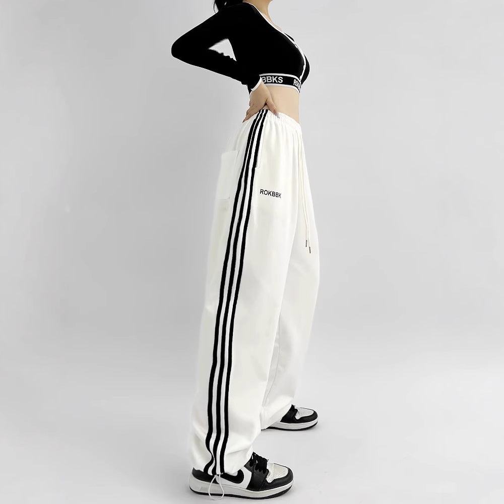 Athletic Wide-leg Sweatpants For Women