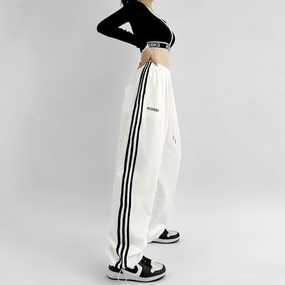Athletic Wide-leg Sweatpants For Women