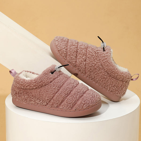 Linear Cotton Shoes Thickened Warm Non-slip - Stuffs & Savers