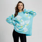 Fashion Personality Duck Print Sweater For Women