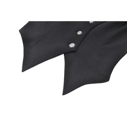 Dark In Love Vespertilio Bat Wing Vest - Gothic Waistcoat