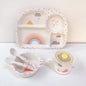 Bamboo Compartment Dinner Plate set