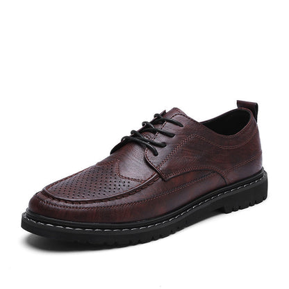 Men's Breathable Leather Shoes