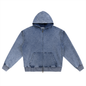 Waran Snow Wash Oversized Zip-Up Hoodie 380GSM