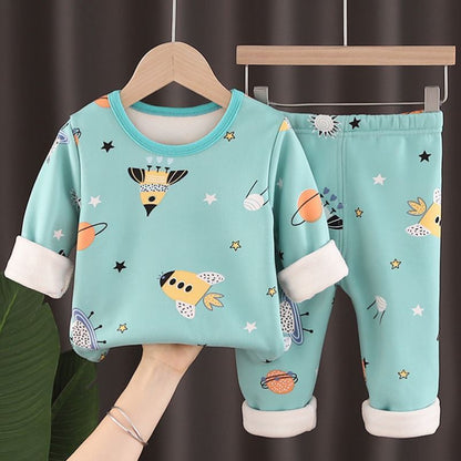 Boy Long-sleeved Thick Thermal