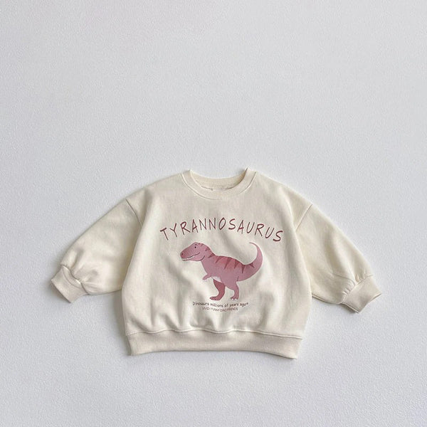 Children's Ins Korean Cartoon Dinosaur Sweatshirt