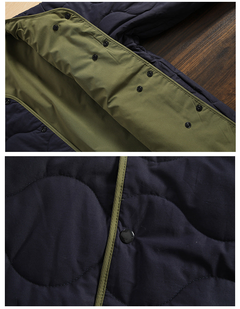 CollarlessDouble-sided Wear Cotton Coat Jacket