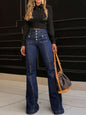 Women's slimfit Stretch Flared Pants