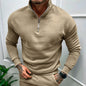 Men's Fleece-lined Long Sleeve sweatshirt