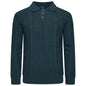 Crew Clothing Company Cable Knit Button Neck Jumper