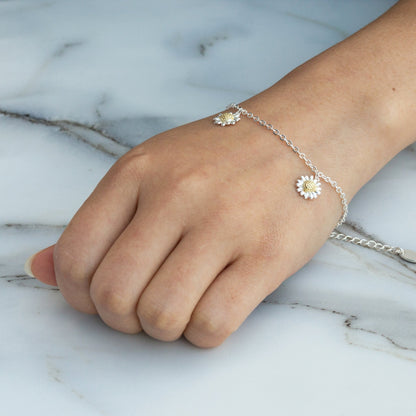 3pc Daisy Bracelet Set