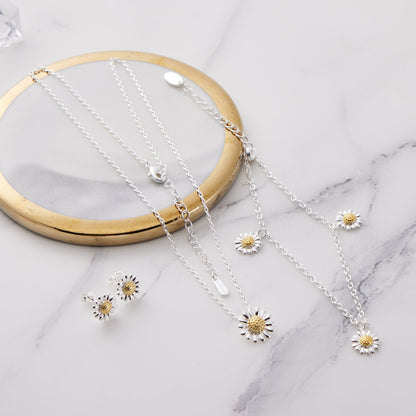 3pc Daisy Bracelet Set