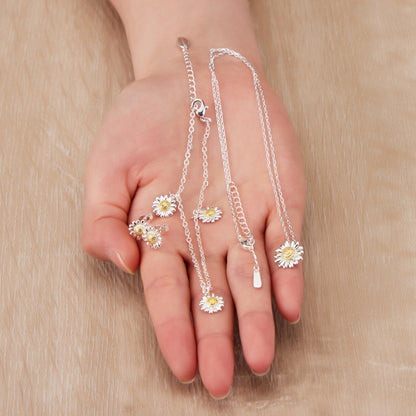 3pc Daisy Bracelet Set