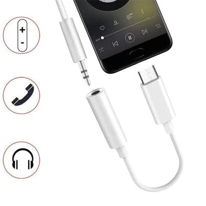 Huawei CM20 USB-C to 3.5mm Adapter - White (For Huawei only)