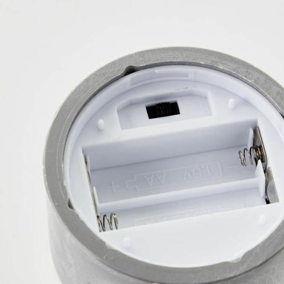 LED Candle Brilliant Grey Plastic