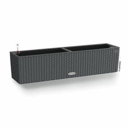 Plant pot Lechuza Black Grey polypropylene