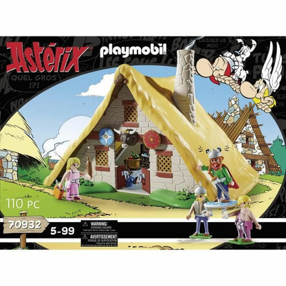 Playset   Playmobil Astérix: The hut of Abraracourcix 70932         110 Pieces