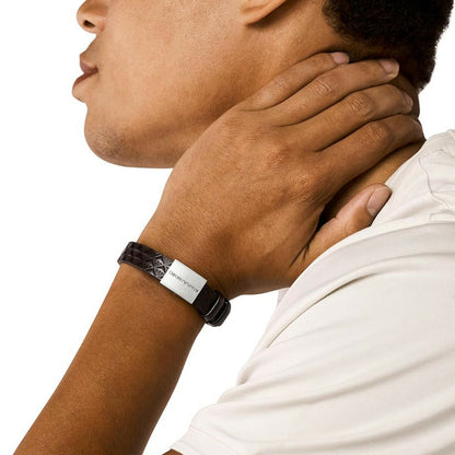 Men's Bracelet Emporio Armani EGS3135040 Brown