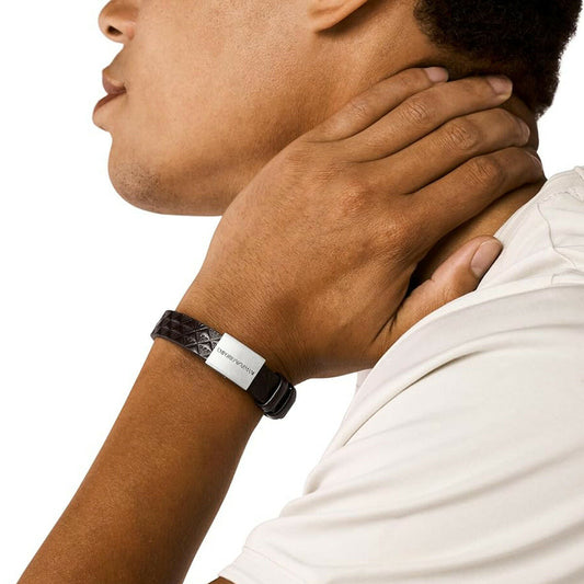 Men's Bracelet Emporio Armani EGS3135040 Brown