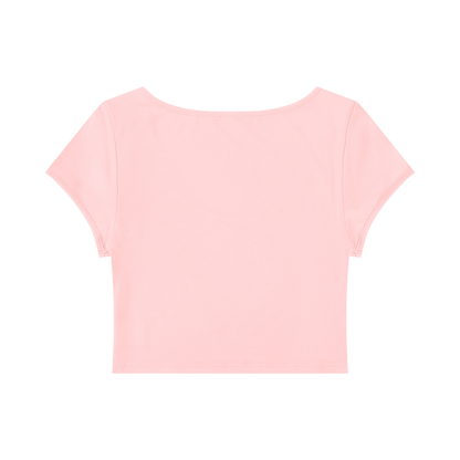Women's Slim Cap Sleeve Crop T-Shirt