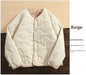 CollarlessDouble-sided Wear Cotton Coat Jacket