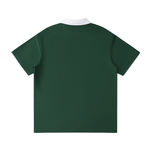 Waran Contrast Collar Raglan Polo Shirt