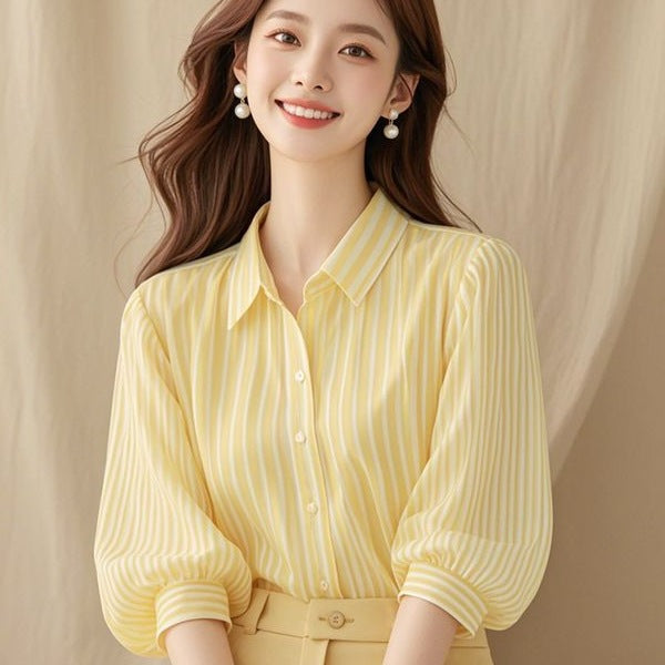 French-Style Elegant Petite Top
