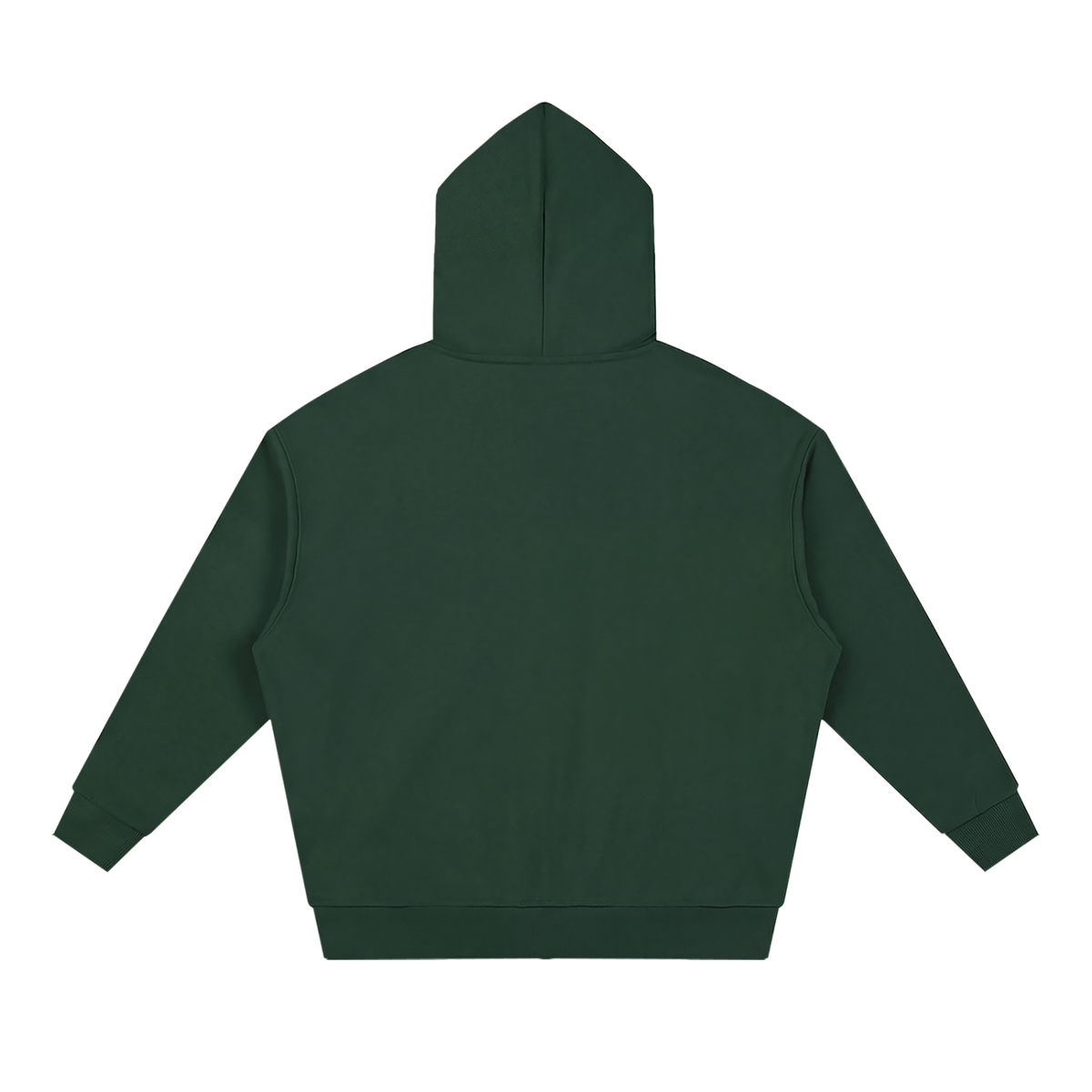 Waran Unisex Loose Solid Full Zip Hoodie