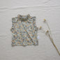Girls' Summer Baby Floral Vest T-shirt
