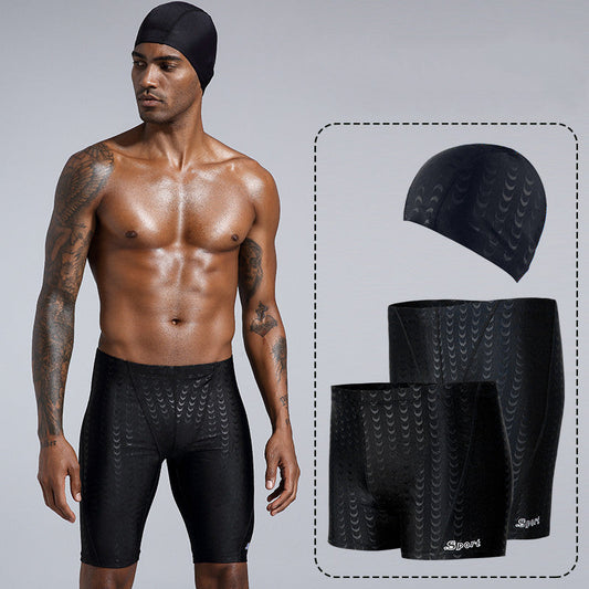 Slip de bain homme en tissu imperméable "peau de requin" pour le surf à la plage
