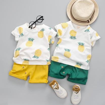 Kids Shorts Two-piece Suit