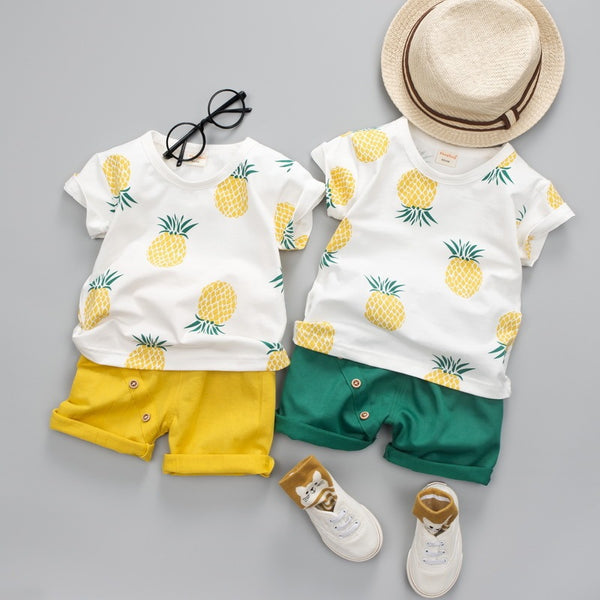 Kids Shorts Two-piece Suit