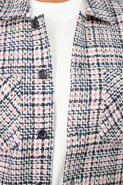 Bart Overshirt - Navy Pink